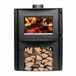 Breckwell Medium Wood Stove With Blower- Heats Up To 2000 Square Feet - SW2.0 - Open Box