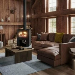 Breckwell Large Wood Stove With Blower - Heats Up To 2500 Square Feet - SW2.5 - Open Box 9 Breckwell Large Wood Stove With Blower - Heats Up To 2500 Square Feet - SW2.5 - Open Box -BBQDIRECT Sales sw25 lifestyle 2