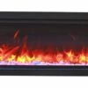 Amantii - Traditional Series Electric Fireplace - SYM-60-BESPOKE -BBQDIRECT Sales sym60 front 14 glass orange flame 207 1200 3