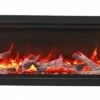 Amantii - Traditional Series Electric Fireplace - SYM-50-BESPOKE 1 Amantii - Traditional Series Electric Fireplace - SYM-50-BESPOKE -BBQDIRECT Sales sym60 front rustic orange flame 182 1200