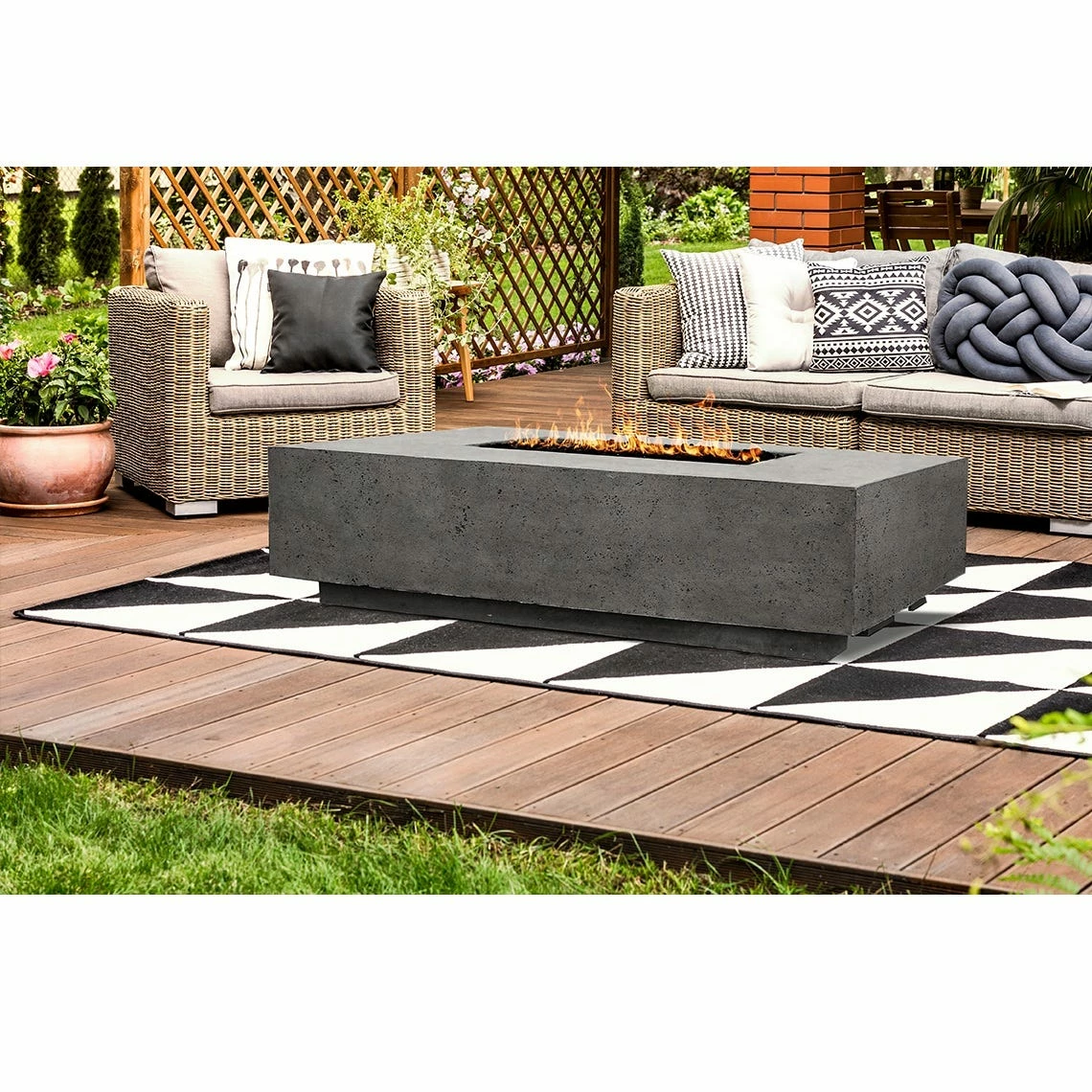 Prism Hardscapes Tavola IV 66-Inch Gas Fire Pit - PH-408 5 Prism Hardscapes Tavola IV 66-Inch Gas Fire Pit - PH-408 - Image 3