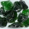 American Specialty Glass 3/8 Inch To 1/2 Inch Dark Green Fire Glass - 10 Pounds -BBQDIRECT Sales tdkgree3 10