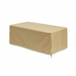 The Outdoor Greatroom Brown Uptown Gas Fire Pit Table - UPT-1242-BRN -BBQDIRECT Sales the outdoor greatroom rectangular cover 19