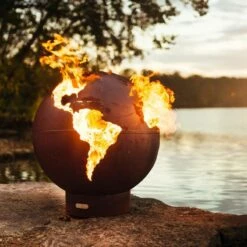 Fire Pit Art 36 Inch Wood Fire Pit - Third Rock