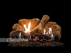 Empire Vent-Free Charred Oak Ceramic Fiber Log Set 24 Inch -BBQDIRECT Sales tmphqdefault 199