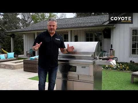Coyote 36-Inch Built-In Pellet Grill - C1P36 16 Coyote 36-Inch Built-In Pellet Grill - C1P36 - Image 14