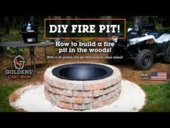 Goldens' Cast Iron Large 30 Gallon Fire Pit With Optional Stand - 13584 / 13628 / 13644 -BBQDIRECT Sales tmphqdefault 859 1