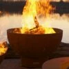 Fire Pit Art 36 Inch Wood Fire Pit - Funky Dog -BBQDIRECT Sales tn fdog