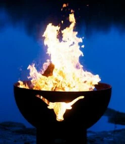 Fire Pit Art 36 Inch Wood Fire Pit - Longhorn -BBQDIRECT Sales tn lh