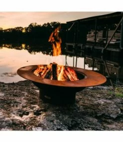 Fire Pit Art 54 Inch Wood Fire Pit - Magnum With Lid 11 Fire Pit Art 54 Inch Wood Fire Pit - Magnum With Lid -BBQDIRECT Sales tn mag lid