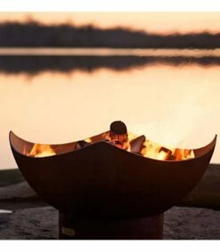 Fire Pit Art 36 Inch Wood Fire Pit - Manta Ray -BBQDIRECT Sales tn mr