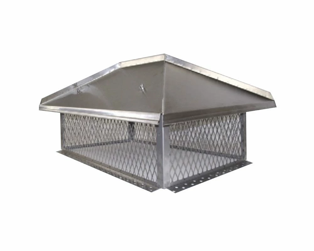 Ventis Stainless Steel Multi-Flue Chimney Cap With Hip And Ridge Lid And 14-Inch Mesh Height - MFHNRSS14 5 Ventis Stainless Steel Multi-Flue Chimney Cap With Hip And Ridge Lid And 14-Inch Mesh Height - MFHNRSS14 - Image 3