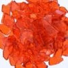 American Specialty Glass 3/8 Inch To 1/2 Inch Flat Orange Fire Glass - 10 Pounds -BBQDIRECT Sales toranfl3 10