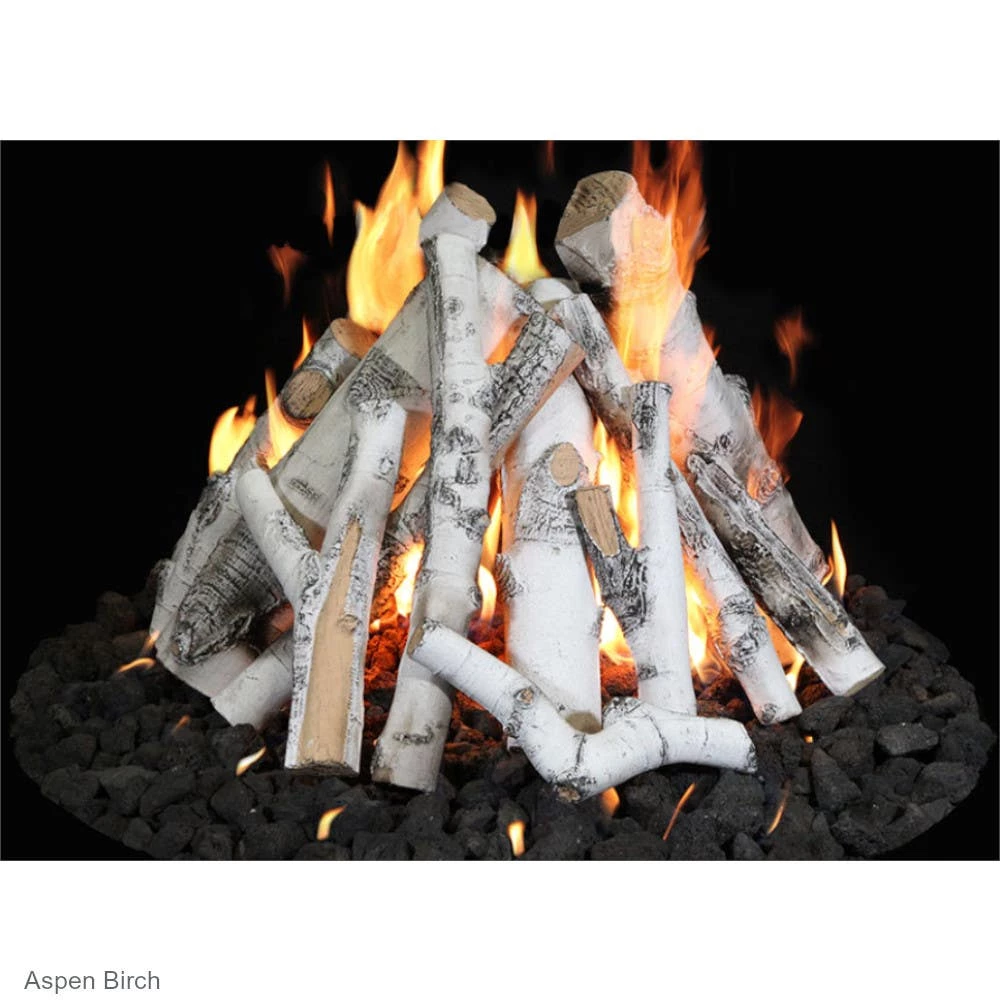 Grand Canyon Gas Logs 24" - 48" Tee-Pee Fire Pit Burner Kit With Logs - TPS-FP 6 Grand Canyon Gas Logs 24" - 48" Tee-Pee Fire Pit Burner Kit With Logs - TPS-FP - Image 4