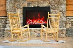 Amantii - Electric Fireplace Insert - TRD-INSERT 22 Amantii - Electric Fireplace Insert - TRD-INSERT -BBQDIRECT Sales traditional insert 30 with birch log and 4 side trim 1200