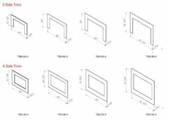 Amantii - Traditional Series Electric Fireplace - TRD-38 41 Amantii - Traditional Series Electric Fireplace - TRD-38 -BBQDIRECT Sales trd trim dimensions 3