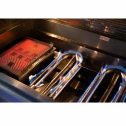 Summerset TRL 38-Inch 4-Burner Freestanding Gas Grill - TRL38-NG / TRL38-LP / CART-TRL38 -BBQDIRECT Sales trlsearburnerlit 2