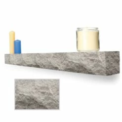 Lexington Hearth Rockface Turfway Tan 5â Fireplace Non-Combustible Mantel - KL-5-LH-TT 8 Lexington Hearth Rockface Turfway Tan 5â Fireplace Non-Combustible Mantel - KL-5-LH-TT -BBQDIRECT Sales turfway tan limestone right 1