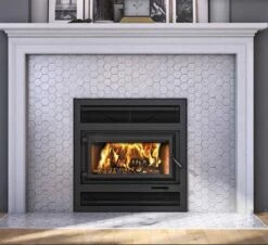 Ventis HE250R ZC Wood Fireplace With Blower And Faceplate - Up To 2200 Square Feet -BBQDIRECT Sales vb00015 he250r 1