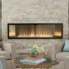 Empire 48 Inch Boulevard Vent-Free Linear Fireplace - VFLB48FP90 - Open Box -BBQDIRECT Sales vflb48
