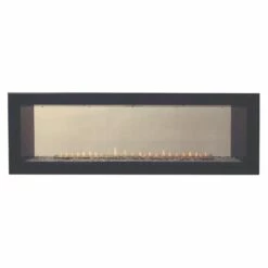 Empire 48" Boulevard Vent Free See-Through Linear Fireplace - VFLB48SP90 -BBQDIRECT Sales vflb48 see through nothing