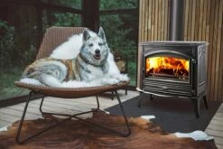 Amantii - Cast Iron Freestanding Wood Fireplace - Lynwood W-76 - Up To 2000 Square Feet 9 Amantii - Cast Iron Freestanding Wood Fireplace - Lynwood W-76 - Up To 2000 Square Feet -BBQDIRECT Sales w76 room with husky 1200