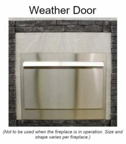 Empire Outdoor 48 Inch Linear Stainless Steel Weather Door