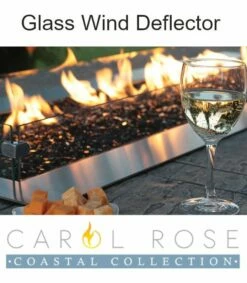 Empire Outdoor 60 Inch Tall Wind Deflector Glass