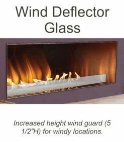 Empire Deflector Glass 60 Inch Linear Deflector Glass