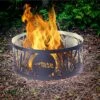 Extreme Fire Bass Fishing Steel Fire Ring - 50004 2 Extreme Fire Bass Fishing Steel Fire Ring - 50004 -BBQDIRECT Sales woods firepit extreme fire bass steel