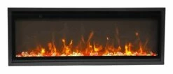 Amantii - Symmetry Extra Slim Electric Fireplace - SYM-SLIM-50 -BBQDIRECT Sales xs ember yellow flame 3 1200