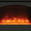 Amantii - Zero Clearance Electric Fireplace - ZECL-31-3228-STL -BBQDIRECT Sales zc 31 curve harvest moon yelloworange ember 800