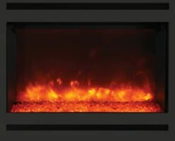 Amantii - Zero Clearance Electric Fireplace - ZECL-31-3228-STL -BBQDIRECT Sales zc 31 sun tea yelloworange ember flat 800