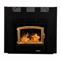 Buck Stove 21-ZC Wood Fireplace With Blower - Heats Up To 1800 Square Feet -BBQDIRECT Sales zc21 gold